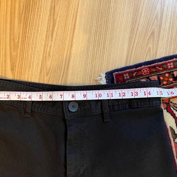 Zara 10/42 wide-leg black jeans with frayed hem - Picture 8 of 16